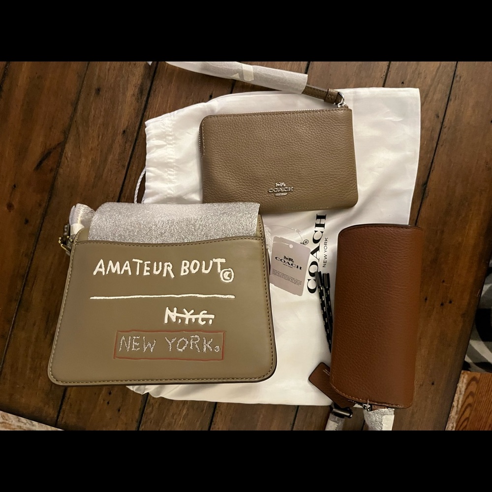 NWT Coach X Jean-Michel Basquiat 3 set price drop- firm!